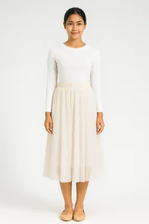 Rok tulle midi A