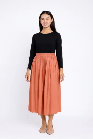 Rok Maxi Flowy Terracotta