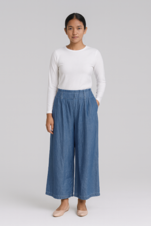 Celana kulot denim