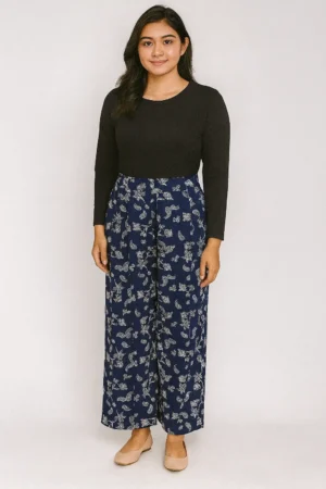 Celana Kulot Motif Bunga