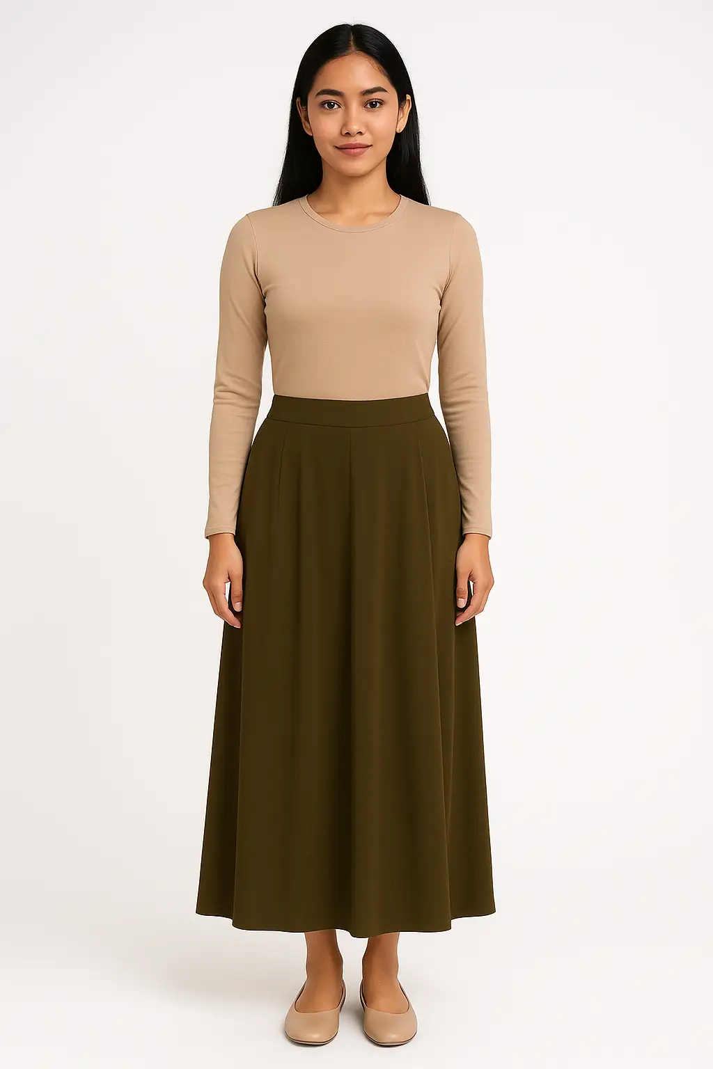 Celana Palazzo High Waist