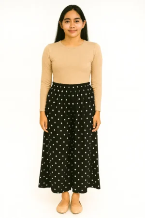 Celana Kulot Motif Polkadot