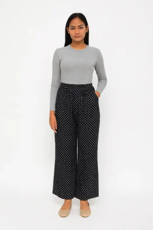 Celana Kulot Polkadot