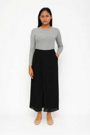 Celana Kulot Hitam Panjang