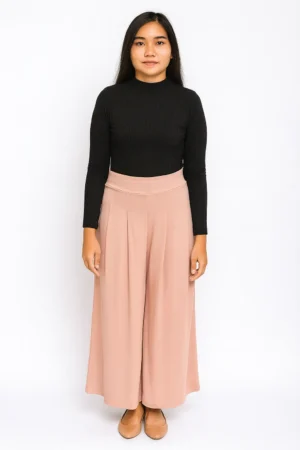 Celana Kulot Palazzo Pink Blush