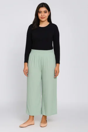 Celana Santai Hijau Mint