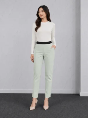 Celana Slim Fit Hijau Sage