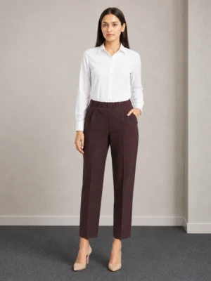 Celana Slim Fit Coklat Tua