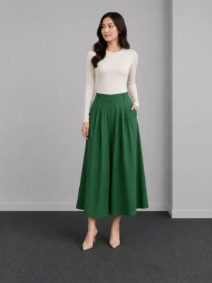 Celana Kulot Hijau Emerald