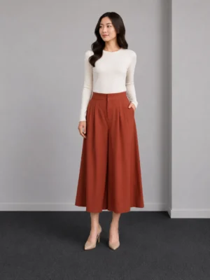 Celana Kulot Coklat Bata