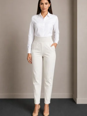 Celana Legging Putih High Waist