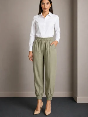 Celana Jogger Linen Sage