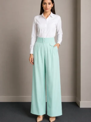 Celana Kulot Mint High Waist