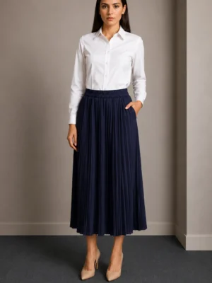 Rok Plisket Navy