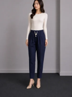 Celana Linen Navy