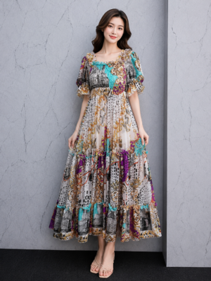 Dress Motif Vintage Premium