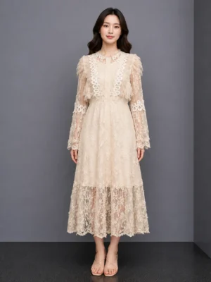 Dress Brokat Layer Bohemian