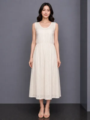 Dress Rajut Tanpa Lengan