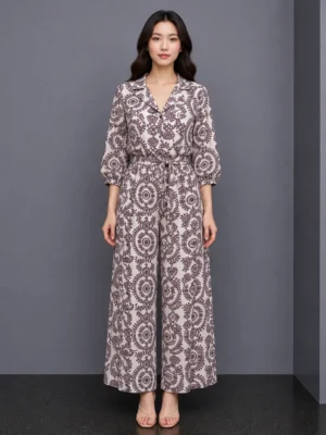 Dress Motif Klasik Vintage