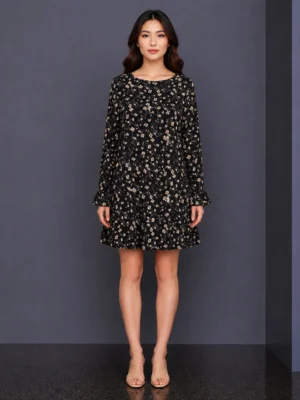 Dres Pendek Floral Vintage
