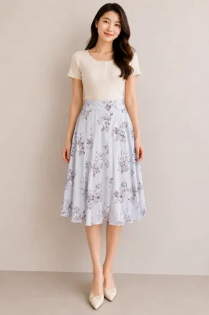 Rok Renda Hitam Transparan Elegan